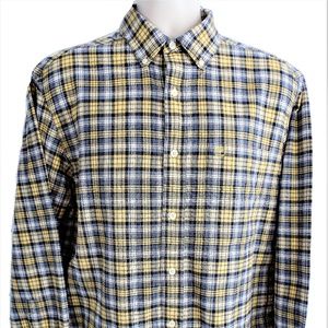 Timberland Button-Down Plaid Long Sleeve Medium